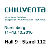Chillventa 2016　Hall 9 - Stand 112