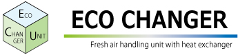 ECO CHANGER  - Outside air processing air conditioner with heat exchanger